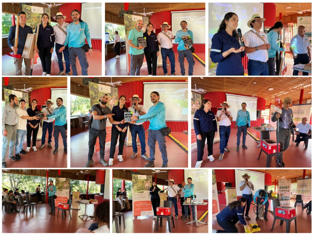 Collage Entrega de Kits - Primer Encuentro Red de Reservas CICAPE